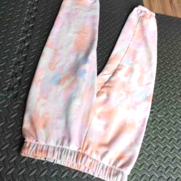 Lazy Pant Pastel Multi Coloured Sweatpants Sz M - Picture 4 of 4